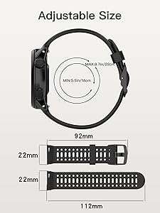 Amazon.com: YANMONGI Silicone Bands Compatible with COROS